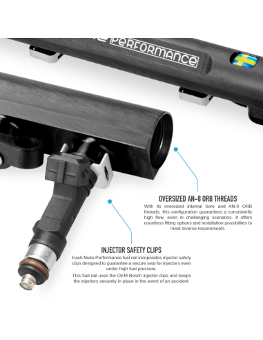 Rampe injection Nuke Performance – BMW 6 cylindres S54 | Haute performance & fiabilité