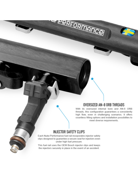 Rampe injection Nuke Performance – BMW 6 cylindres S54 | Haute performance & fiabilité