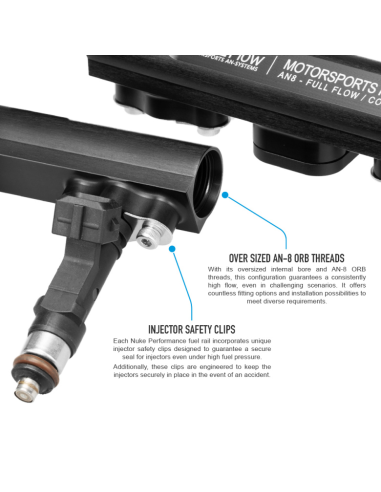 Rampe injection Nuke Performance – FORD 4 cylindres YB 4 roues | Haute performance & fiabilité