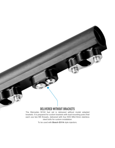 Rampe injection Nuke Performance – Mercedes 6 cylindres M104 | Haute performance & fiabilité