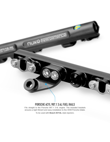 Rampe injection Nuke Performance – Porsche 6 cylindres 987.1 | Haute performance & fiabilité