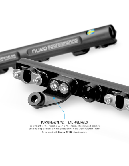 Rampe injection Nuke Performance – Porsche 6 cylindres 987.1 | Haute performance & fiabilité