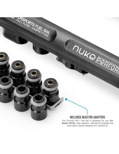 Rampe injection Nuke Performance – Porsche 6 cylindres 987.1 | Haute performance & fiabilité