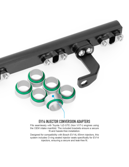 Rampe injection Nuke Performance – Toyota 1JZ-GTE| Haute performance & fiabilité