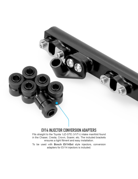 Rampe injection Nuke Performance – Toyota 1JZ-GTE VVT-i| Haute performance & fiabilité