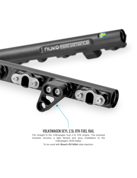 Rampe injection Nuke Performance – Volkswagen 5 cylindres 2,5 L 07K | Haute performance & fiabilité