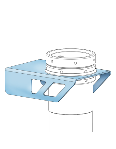 Tube de montage en acier brut adaptable – Prêt à souder pour Air Jack 90 C