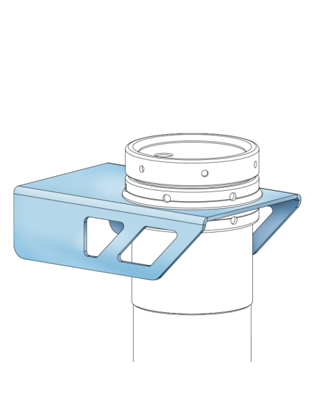 Tube de montage en acier brut adaptable – Prêt à souder pour Air Jack 90 C