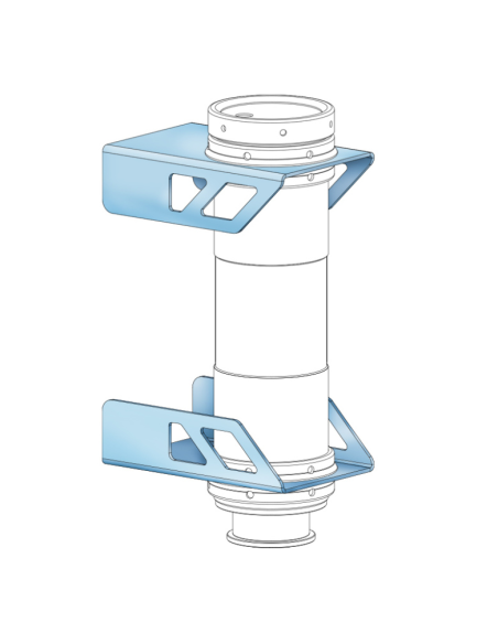 Tube de montage en acier brut adaptable – Prêt à souder pour Air Jack 90 C