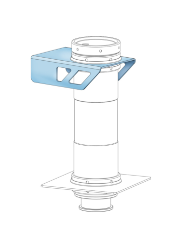 Tube de montage en acier brut adaptable – Prêt à souder pour Air Jack 60 C