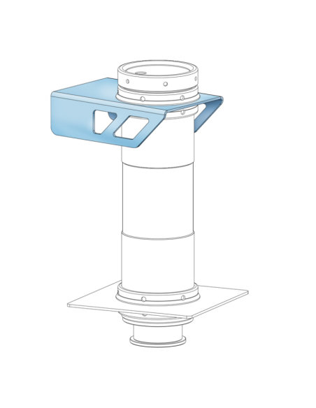 Tube de montage en acier brut adaptable – Prêt à souder pour Air Jack 60 C