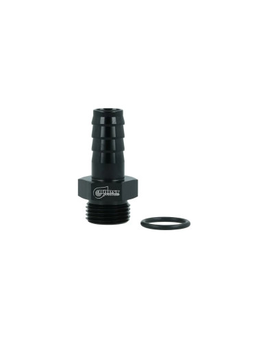 Raccord aluminium dash 6 avec joint vers durite 8 mm annelée - SWAPLAND -