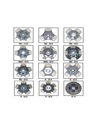 Disque d'embrayage renforcé SAFFA 2605 Peugeot 306/309