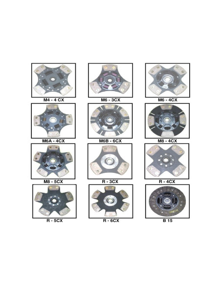 Disque d'embrayage renforcé SAFFA 2605 Peugeot 306/309