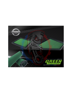 Filtre à air de remplacement Green P950368 pour Nissan ALMERA,MICRA, KUBISTAR