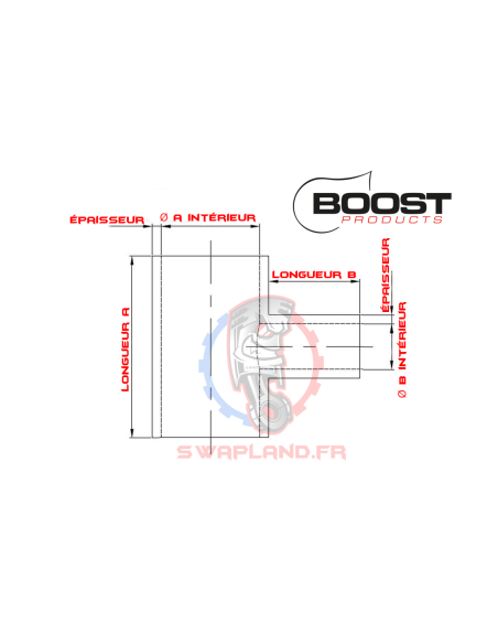 T silicone 76 mm BOOST Products 