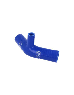 Té en silicone 45° 38 mm bleu 