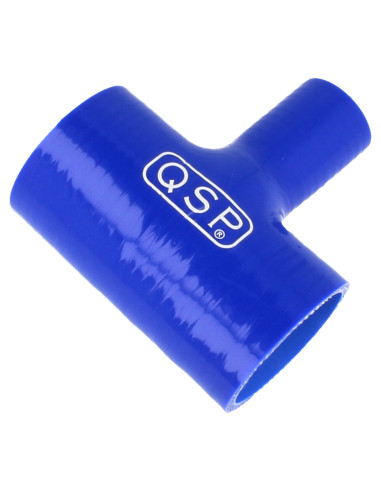 Té en silicone droit 35 mm / 19 mm bleu ou noir QSP Products
