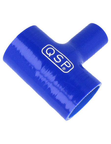Té en silicone droit 45 mm / 25 mm bleu ou noir QSP Products