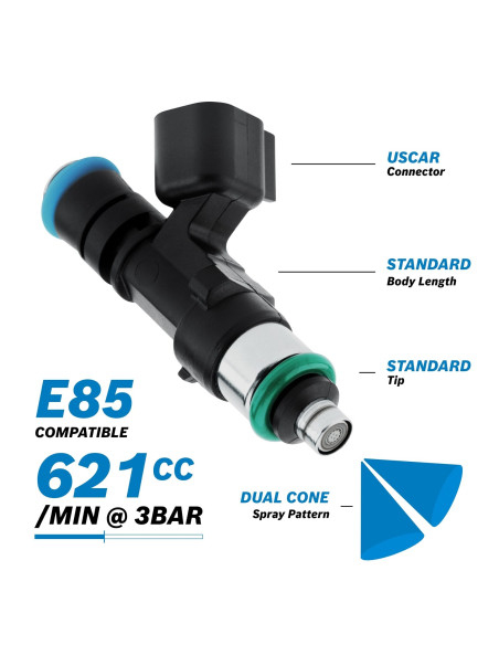 Injecteur 620cc Bosch 0280158298