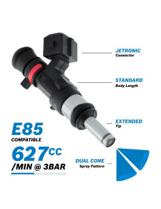 Injecteur gros 630cc Bosch E85 0280158123 EV1