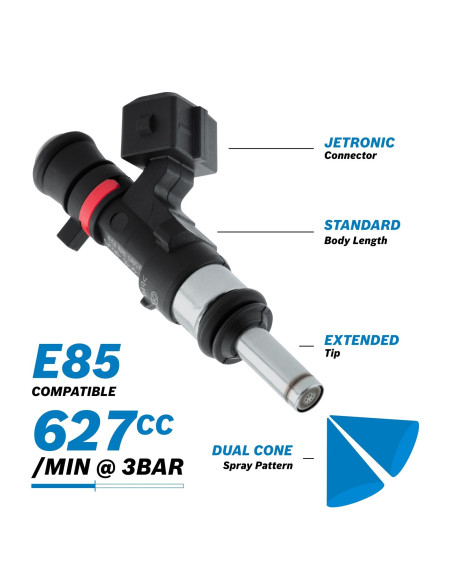 Injecteur gros 630cc Bosch E85 0280158123 EV1