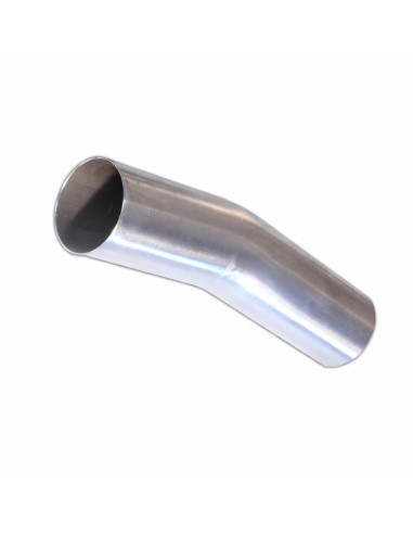 Coude inox 15° Ø45mm extérieur 