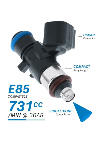 Injecteur 730cc gros débit Bosch 0280158290