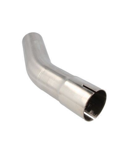 Coude inox 30° emmanchement simple 63.5 mm