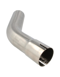 Coude inox 45° avec emmanchement simple 51 mm