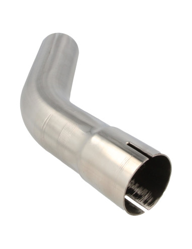 Coude inox 45° avec emmanchement simple 63.5 mm