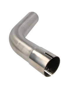 Coude inox 60° avec emmanchement simple 51 mm