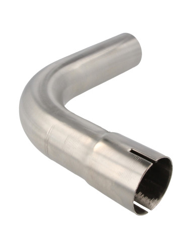 Coude inox 90° avec emmanchement simple 51 mm