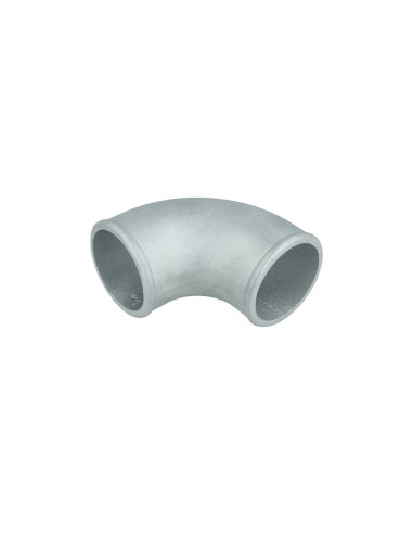 Coude aluminium 90° Ø51 mm rayon large moulé soudable Boost Products 