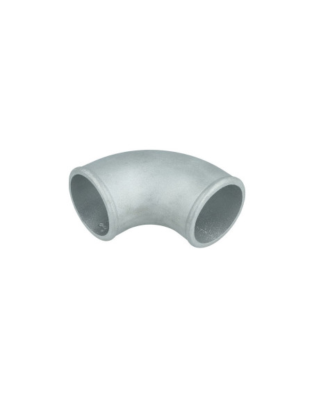 Coude aluminium 90° Ø76 mm rayon étroit moulé soudable Boost Products 