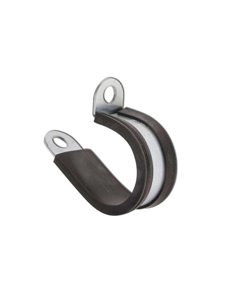 Collier de fixation inox caoutchouc Ø 10 mm 