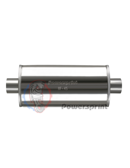 Echappement ovale Powersprint 76 mm longueur 450 mm HF 45 - Swapland -