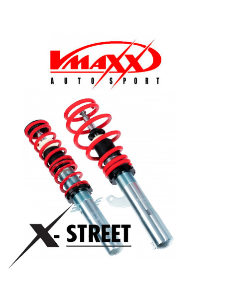 V-MAXX Combinés filetés Xxtreme - Volkswagen - 60 AV 32/55 (30mm avant / 45mm arriere) 
