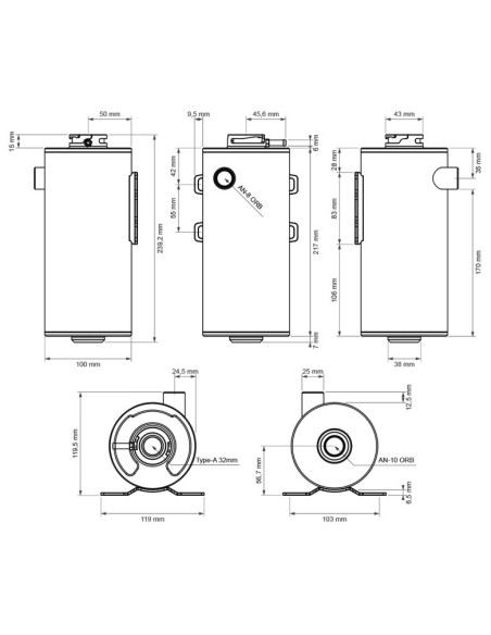 Vase d'expansion 1.5L Nuke Performance