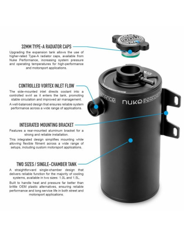 Vase d'expansion 1.5L Nuke Performance