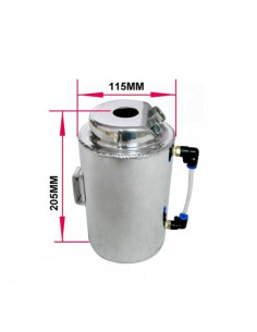 Récupérateur d'huile universel alu 1.5L avec filtre reniflard 2