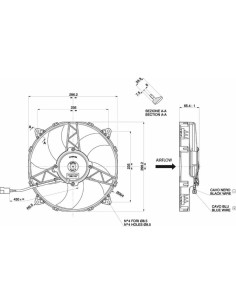 Ventilateur SPAL diamètre 280 mm Aspirant 2090 m3/h - SWAPLAND - 2