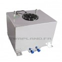 Réservoir essence aluminium avec jauge