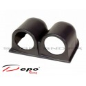 Support 2 manomètres tableau de bord Depo racing