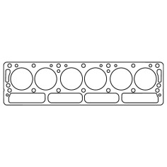 Joint de culasse Renforcé Cometic TRIUMPH TR6 '69-71 76mm.080" "cuivre .