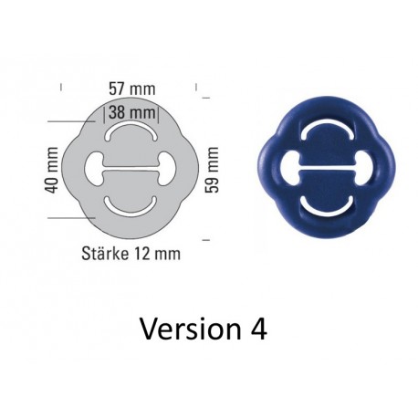 Silent bloc d'échappement universel