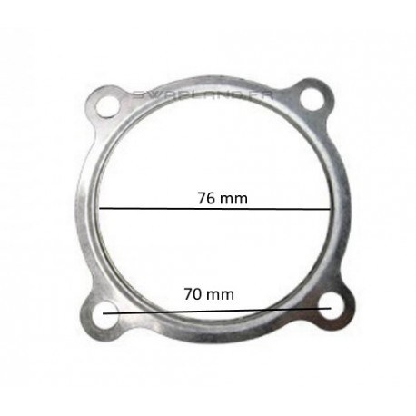 Joint de sortie turbo 4 vis 76mm