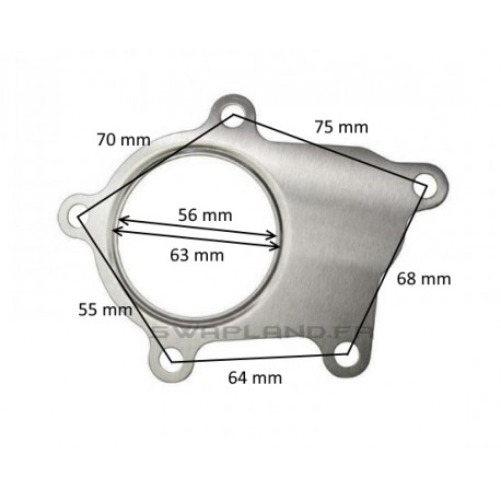 Joint de sortie turbo 5 trous T3 T4