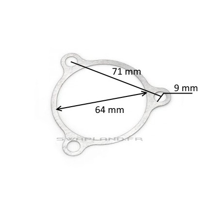 Joint sortie turbo 3 trous T3