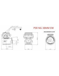 Wastegate externe pulsar 38mm 2